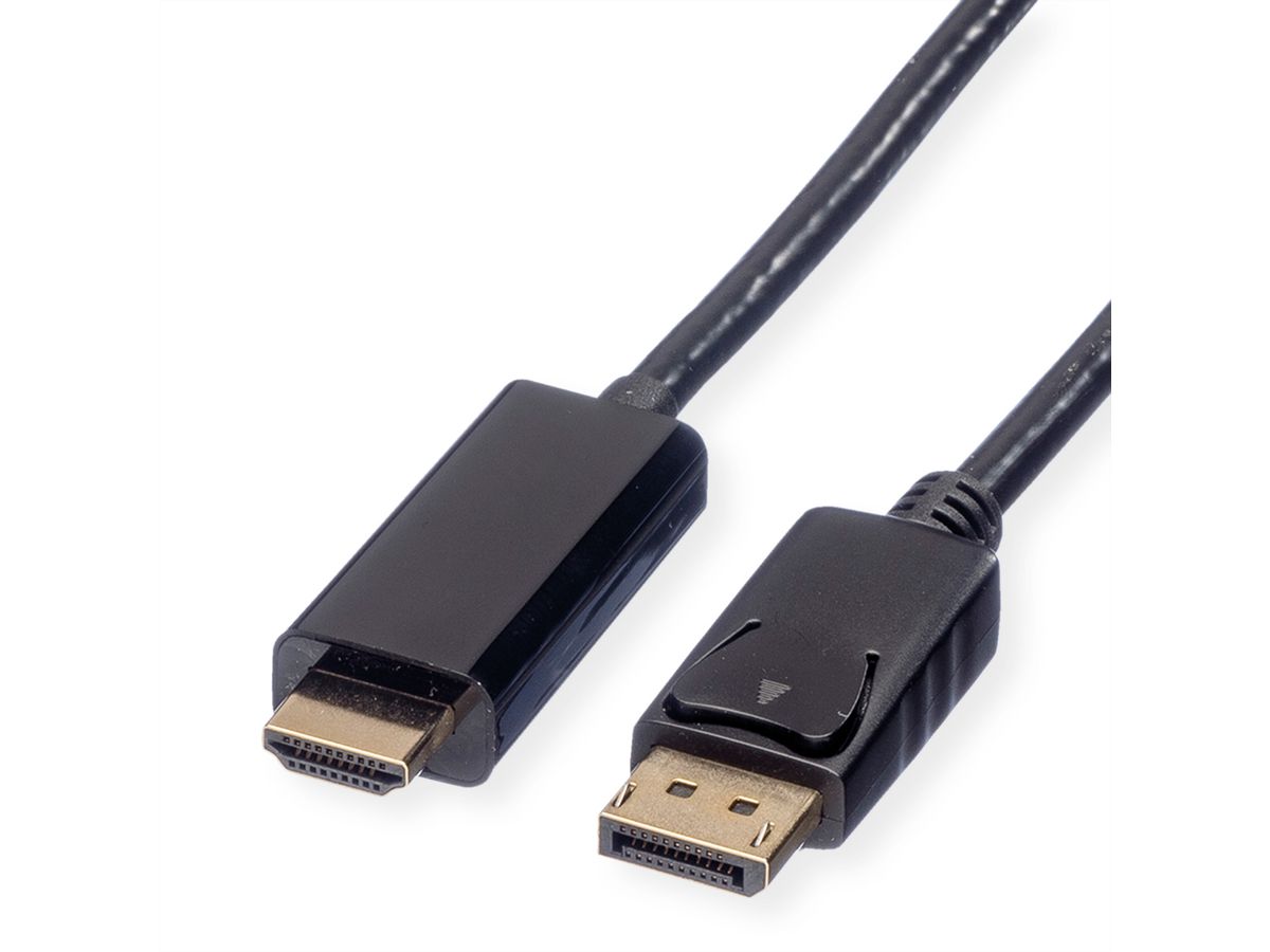 ROLINE Câble DisplayPort DP - UHDTV, M/M, noir, 5 m