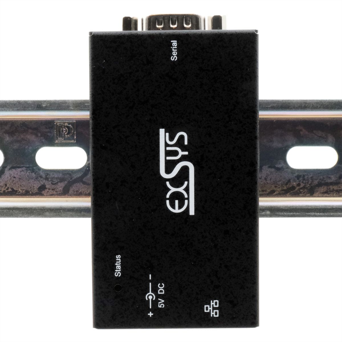 EXSYS EX-6111-2PoE Ethernet PoE vers 1 x port RS-232, Adaptateur secteur 5V/4A