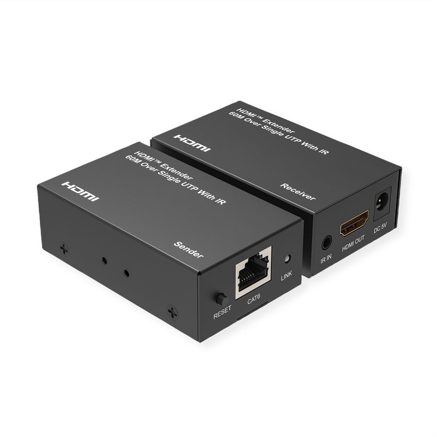 VALUE Prolongateur HDMI via câble réseau, 60m