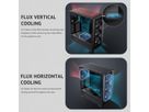 ANTEC FLUX Boîtier PC Midi Tower Gaming ATX, noir