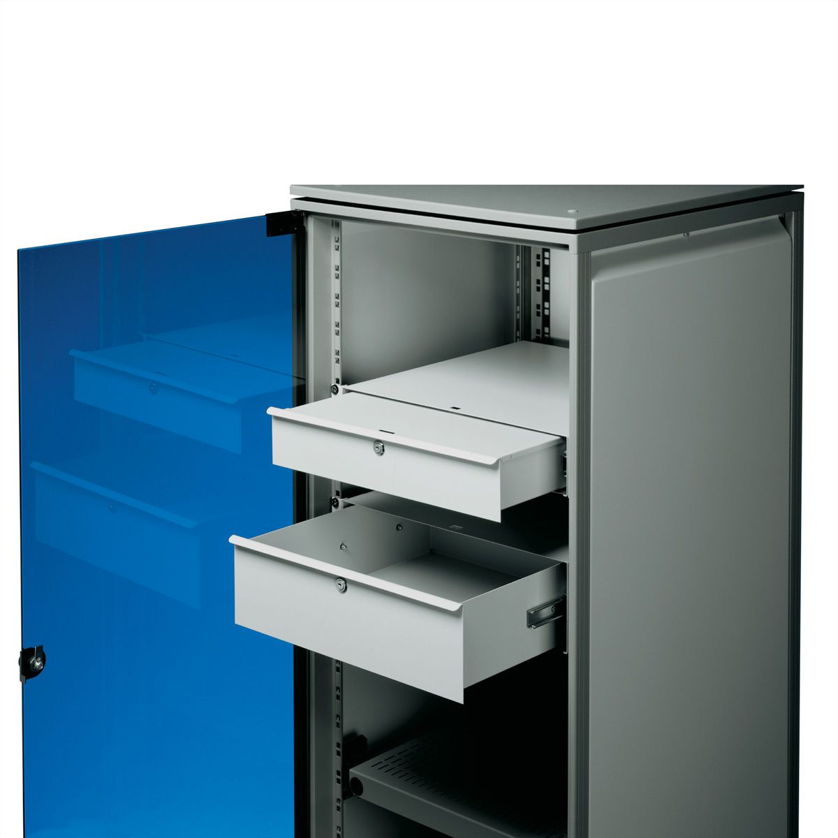 SCHROFF Tiroir 19", 3 U, RAL 7021