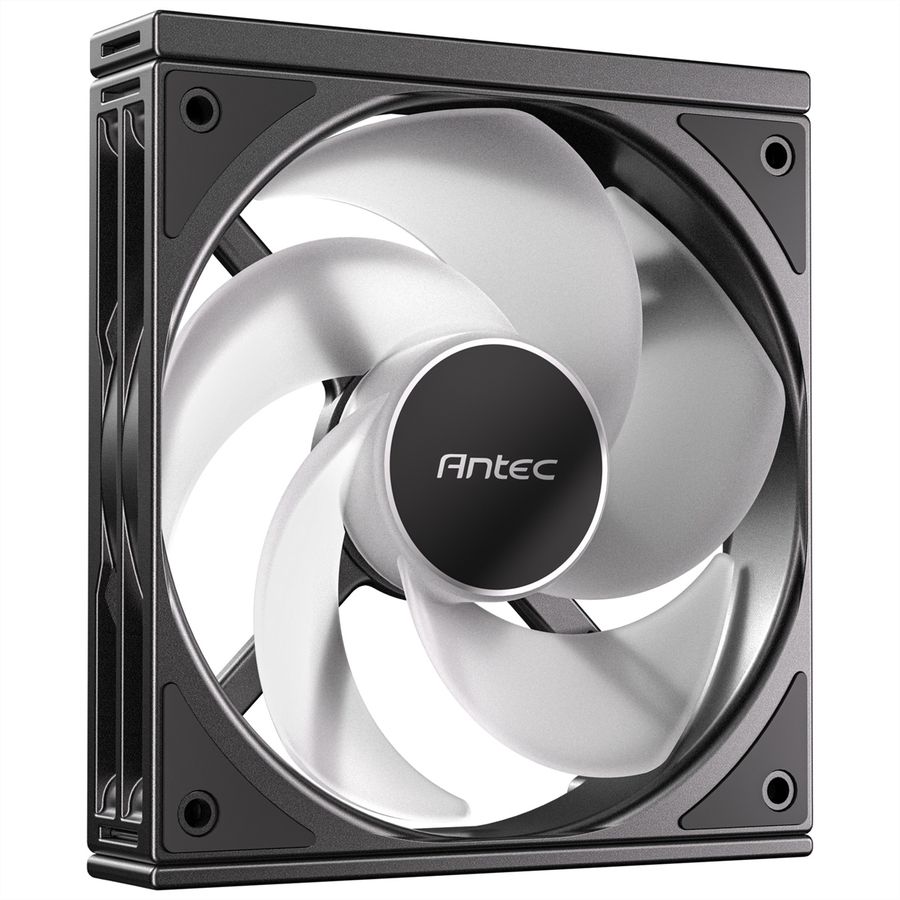 ANTEC C120 ARGB Ventilateur de boîtier PC inversé 120 mm, lot de 3, noir