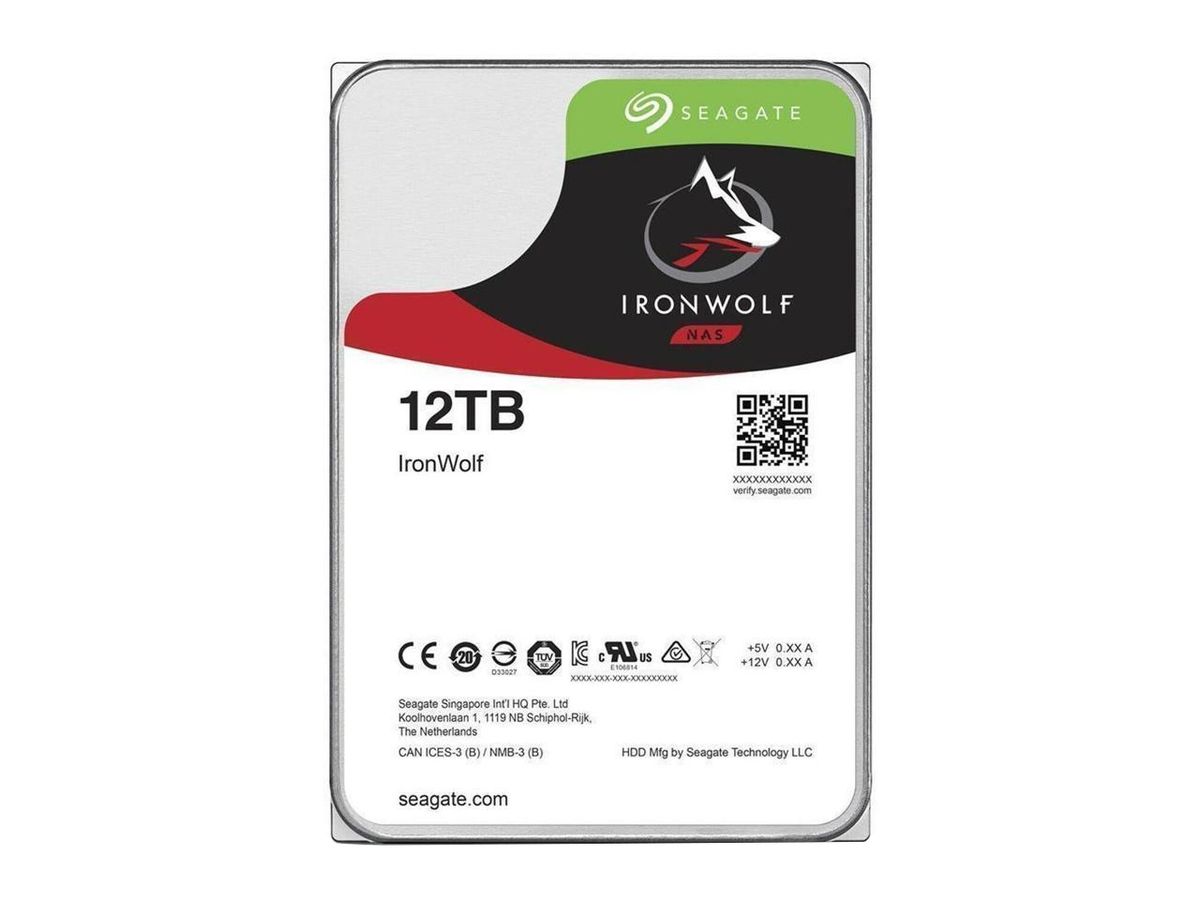 Seagate NAS HDD IronWolf 3.5" 12 To Série ATA III