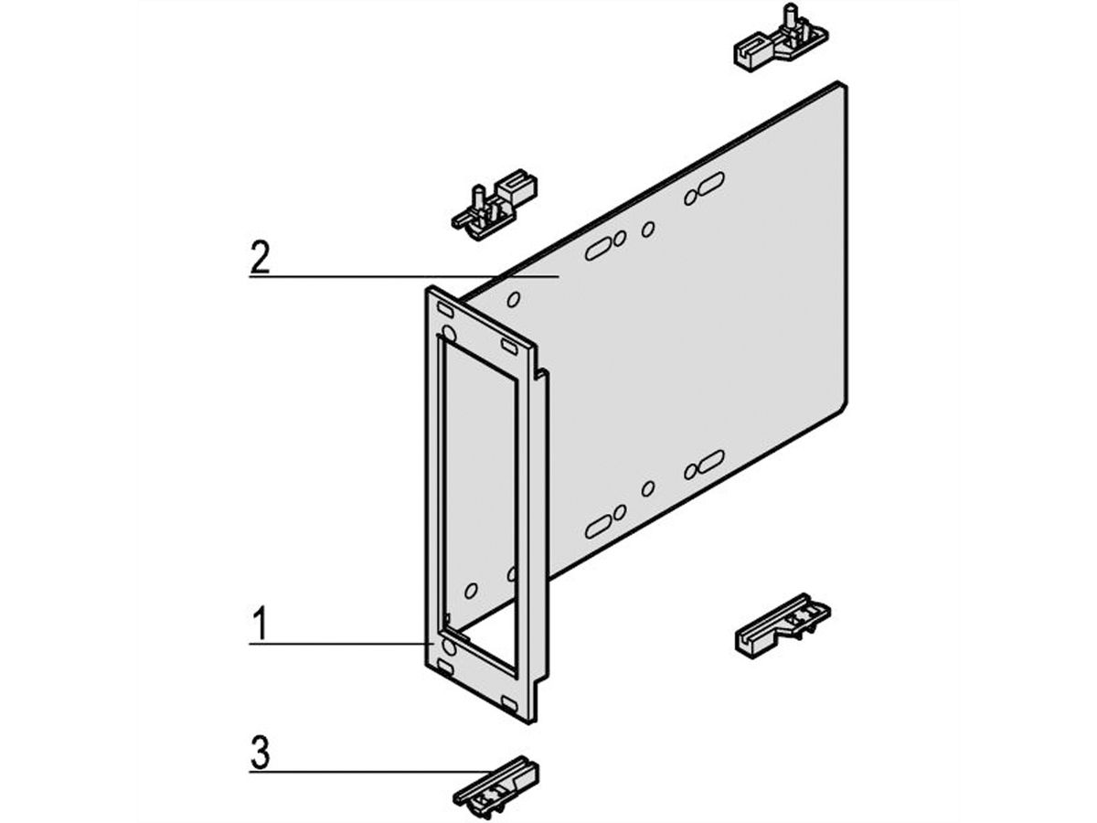 SCHROFF CPCI Module pour unité d'entraînement 1x 3 1/2", 3 U vertical, avec face avant