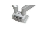 ROLINE Support double LCD, fixation sur bureau, vérin à gaz, 5 articulations, 17-23", jusqu'à 2x 9 kg, argent
