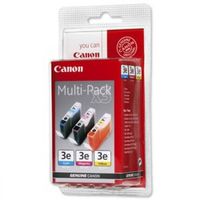 Canon BCI-3e C/M/Y cartouche d'encre Original Cyan, Magenta, Jaune Multipack 3 pièce(s)