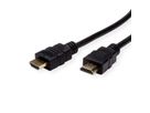 ROLINE Câble HDMI High Speed avec Ethernet, TPE, noir, 1 m