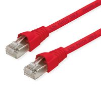 TELEGÄRTNER Cordon S/FTP, Cat.6A, LSOH, rouge, 0,25 m