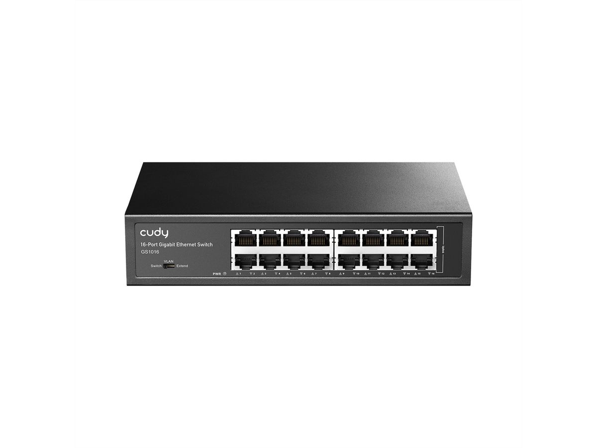 CUDY GS1016 Switch 16 ports Gigabit métal