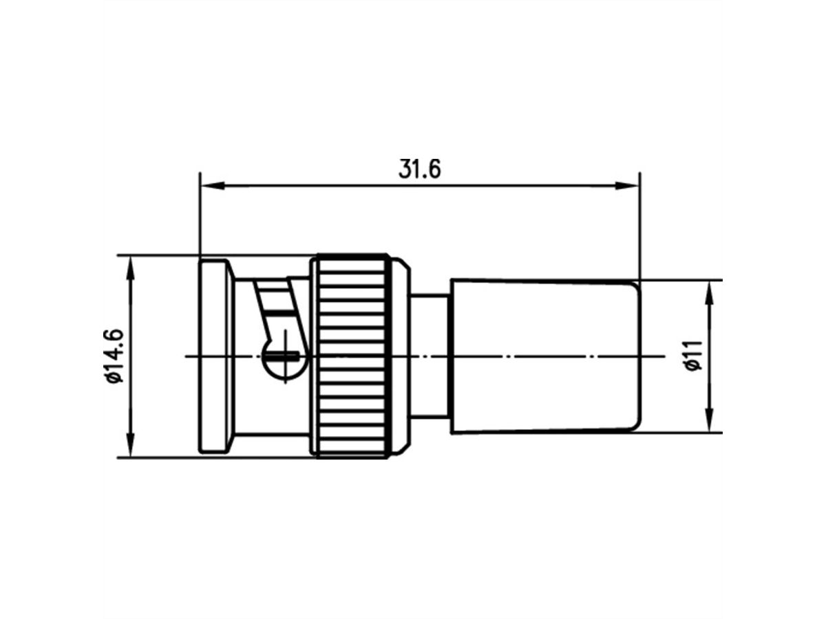 TELEGÄRTNER Terminaison BNC