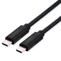 VALUE Câble USB4 Gen2x2, C–C, M/M, 4K UHD-1, 20Gbit/s, 100W, noir, 2 m