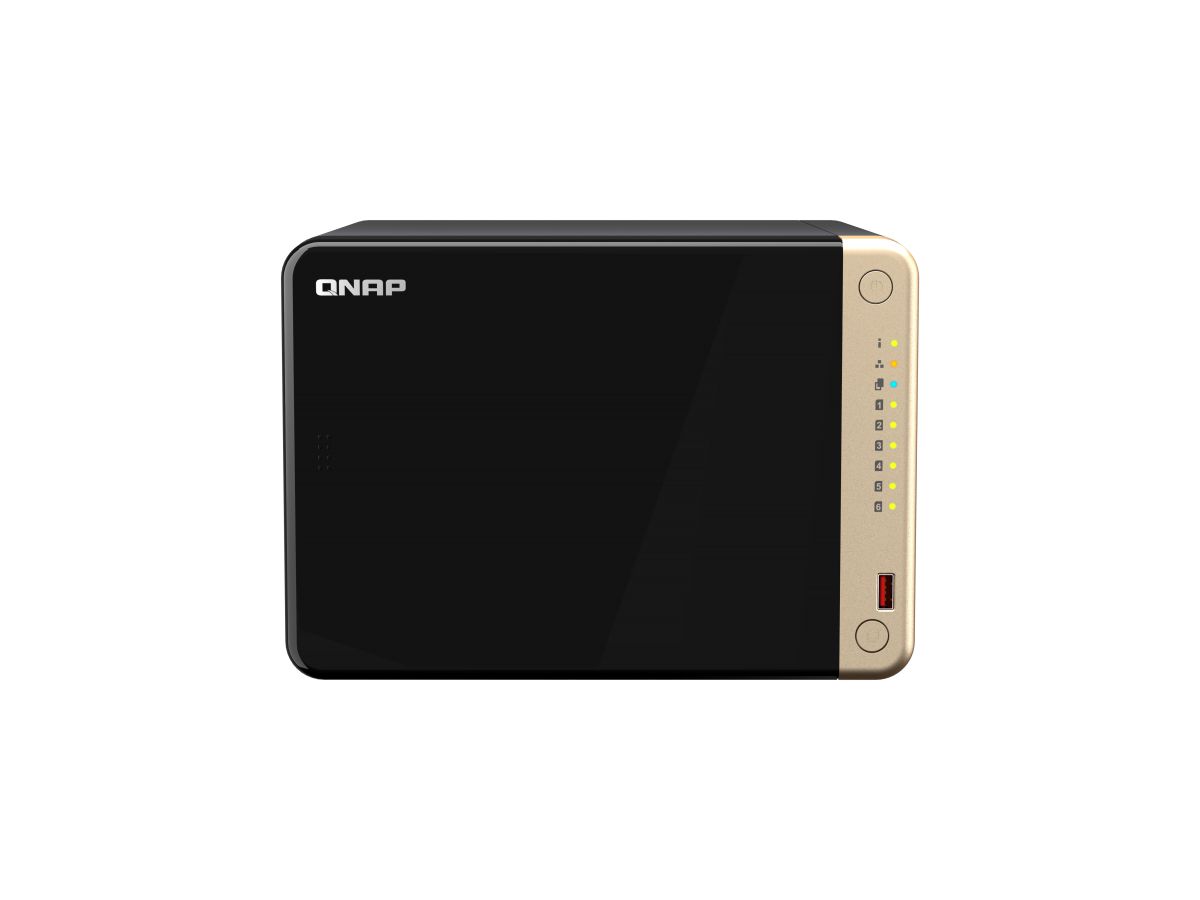 QNAP TS-664 NAS Tower Ethernet/LAN Noir N5095