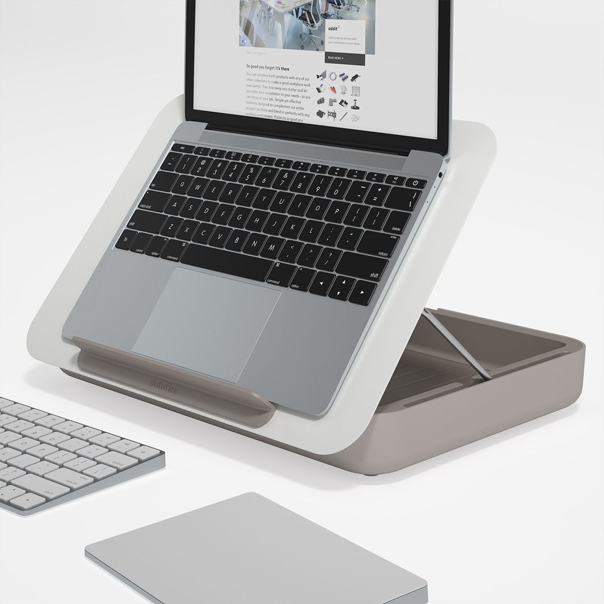 DATAFLEX Addit Bento Boite à accessoires, blanc