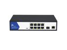 VALUE Switch PoE+ Gigabit Ethernet, 8+2 ports Uplink (1x GbE, 1x SFP)