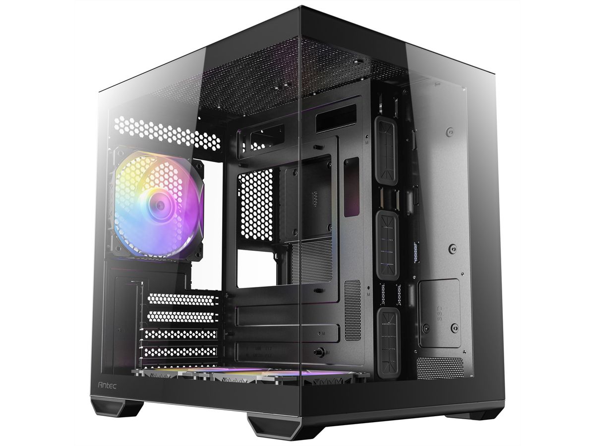 ANTEC CX60M ARGB Boîtier PC Mini Tour Micro-ATX, noir