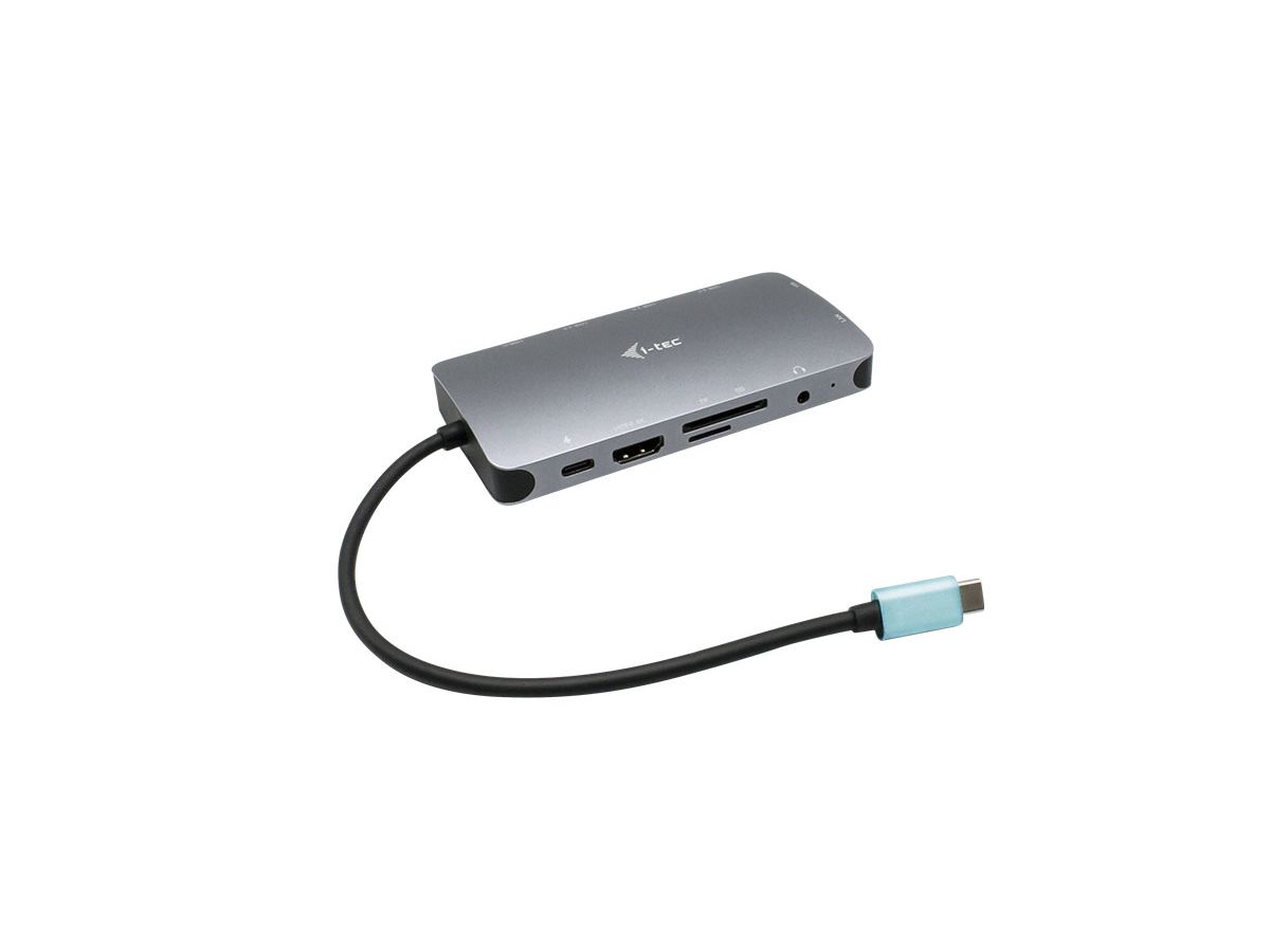 i-tec Metal USB-C Travel Nano Dock HDMI/VGA with LAN + Power Delivery 100 W