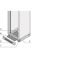 SCHROFF Eurorack Tapis filtrant pour Base/Plinth, perforé, 800W 800D