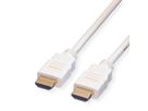 ROLINE Câble HDMI High Speed avec Ethernet, blanc, 2 m