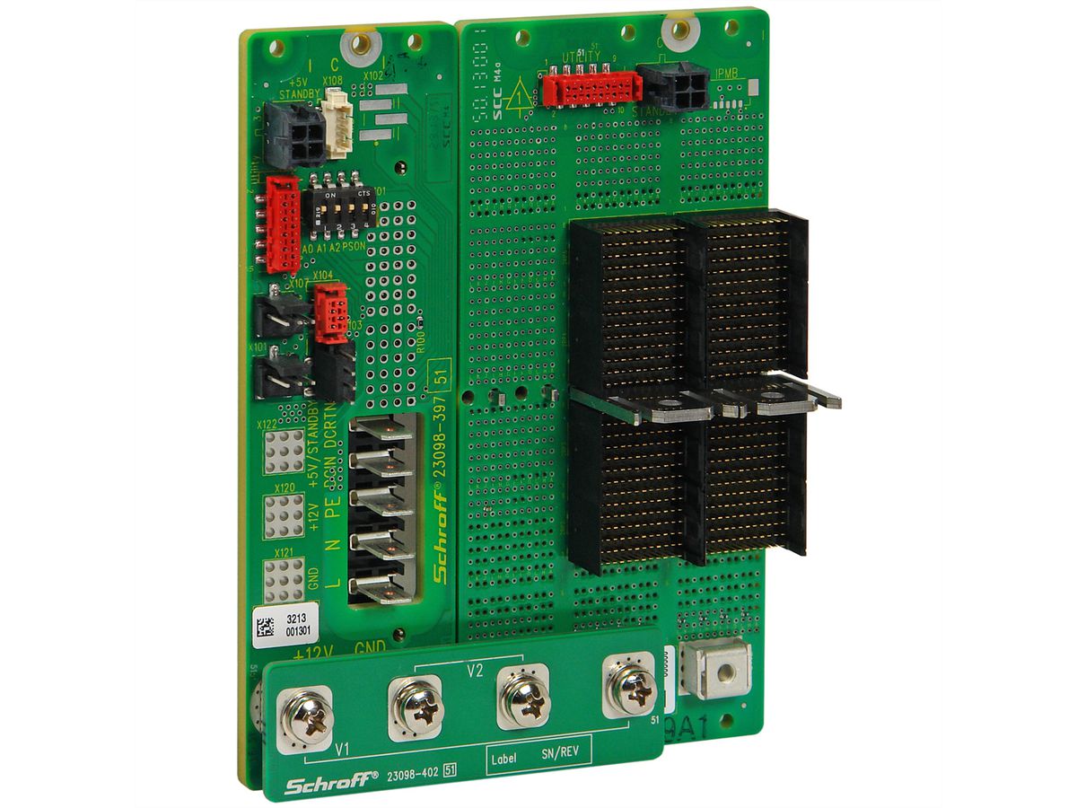 SCHROFF CPCI Serial Power Backplane, 3 U, 8 HP, 1 slot