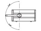 SCHROFF RatiopacPro Kit d'assemblage poignée basculante, 3 U, 42 CV, 495 mm