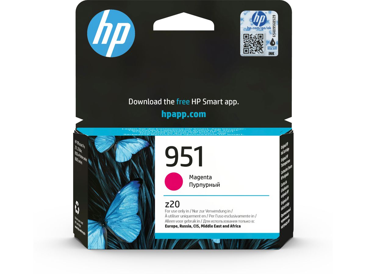 HP Cartouche authentique d'encre magenta 951