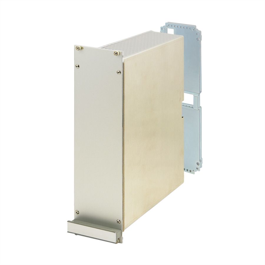 SCHROFF Frame Type Plug-In Unit PRO Kit, blindé, Plain Cover, 1 Connector, 6 U, 28 HP, 227 mm