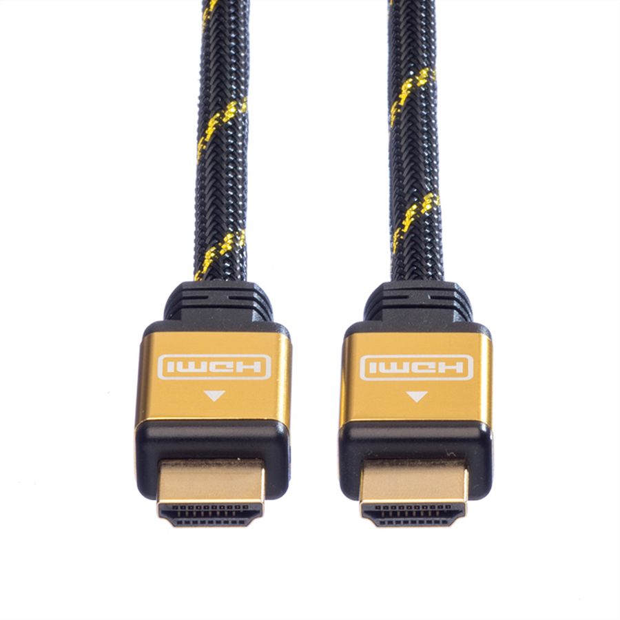 ROLINE GOLD Câble HDMI High Speed avec Ethernet, M-M, 2 m