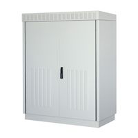 SCHROFF Armoire modulaire de ventilation pour l'extérieur avec porte double, ventilateur, 1530H 29 U, 1300W 630D