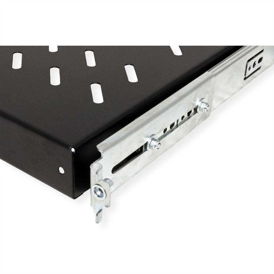 ROLINE 19" Etagère 1U, extractible 550P 25 kg noir