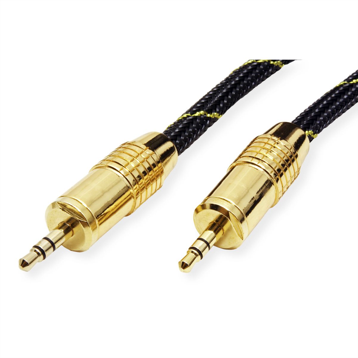 ROLINE GOLD Câble de raccordement 3,5mm audio M / M, 5 m