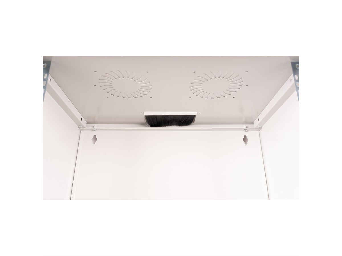ROLINE 19" Boîtier mural Basic 7U, 540x400 LxP gris, EN KIT