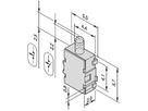 Microrupteur SCHROFF pour AMC Carrier Mechanics, normalement fermé