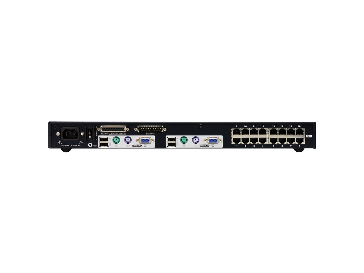 ATEN KH2516A Switch KVM, VGA, PS/2-USB over Cat 5, 2 User, 16 ports