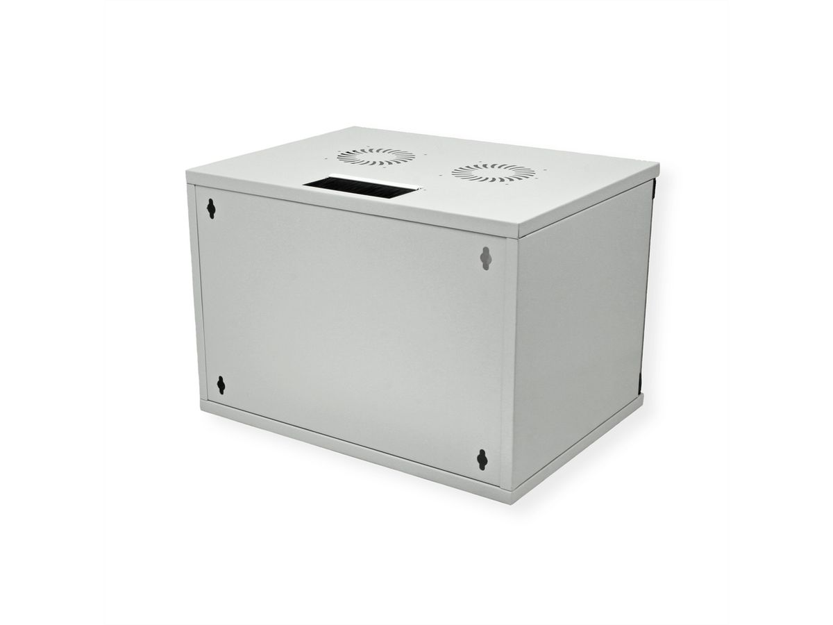 ROLINE 19" Boîtier mural Basic 7U, 540x400 LxP gris, EN KIT