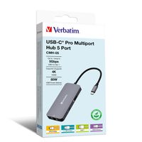 VERBATIM Hub Pro Multiports USB-C, 5 ports