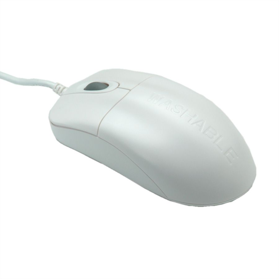 SEAL SHIELD Silver Storm STWM042, Souris USB blanche étanche et antimicrobienne