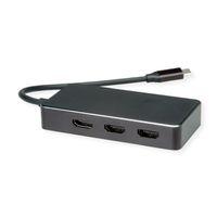 VALUE Adaptateur Multi-Display USB type C - 3x HDMI, Multi-Stream 4K