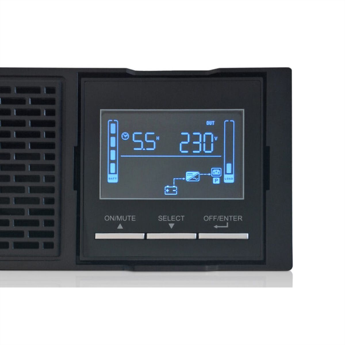 GUDE EPB 8810-2 ASI 2000VA UPS Backup Tour/ RM, noir