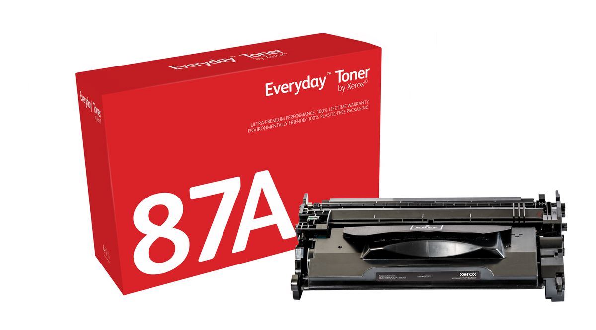 Everyday Toner Noir ™ de Xerox compatible avec HP 87A (CF287A/ CRG-041/ CRG-121), Capacité standard