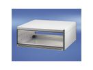 SCHROFF RatiopacPRO AIR Coffret de bureau, blindage rétrofitable, garniture avant, 4/5 U, 63 HP, 375 mm