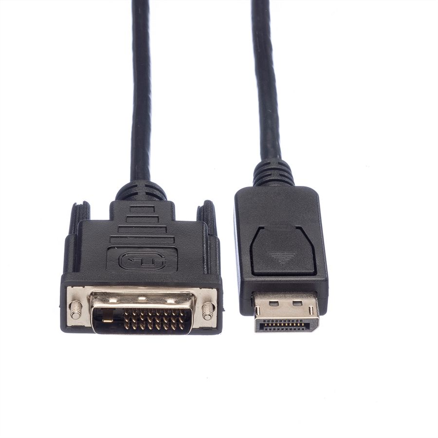 ROLINE Câble DisplayPort DP M - DVI M, noir, 1 m