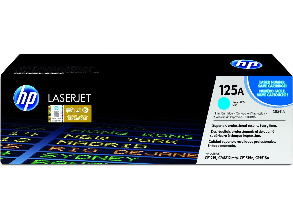 HP 125A toner LaserJet cyan authentique