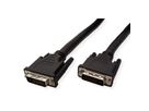 ROLINE Câble DVI pour écran, M-M, (24+1) dual link, 15 m