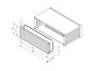 SCHROFF PropacPRO EMC Rear Panel, Full Width, 6 U, 84 HP