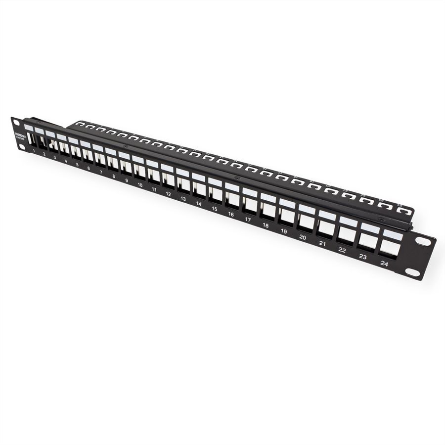 TRENDnet TC-KP24S Panneau de brassage vide à 24 ports pour Keystones 1U