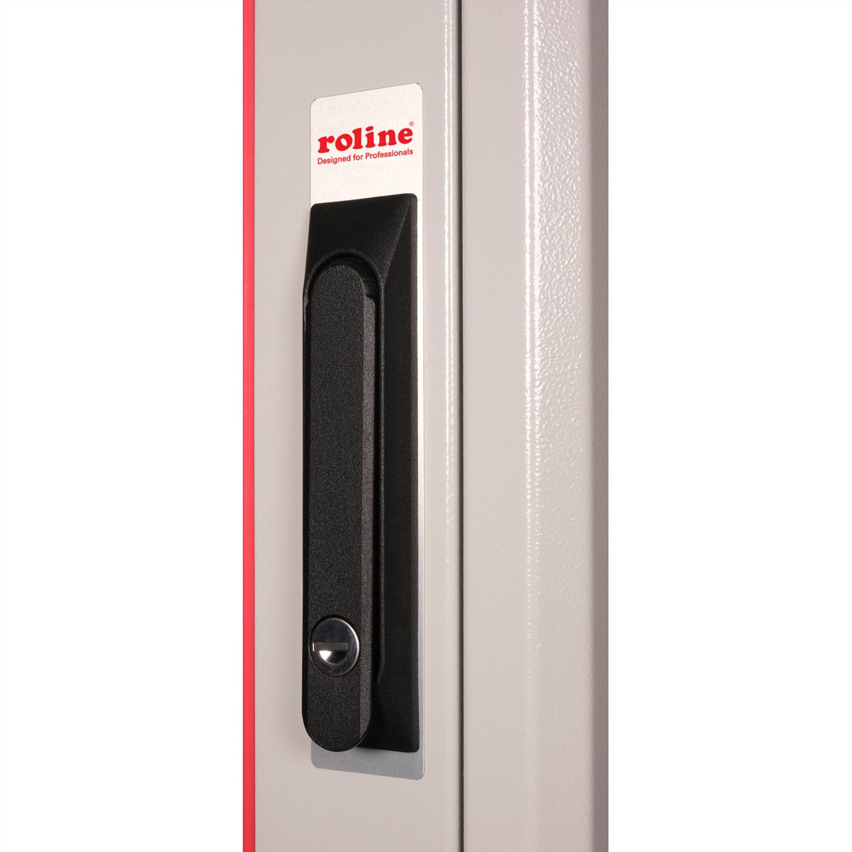 ROLINE 19" Baie réseau Pro 42U, 600x800 LxP Porte verre gris
