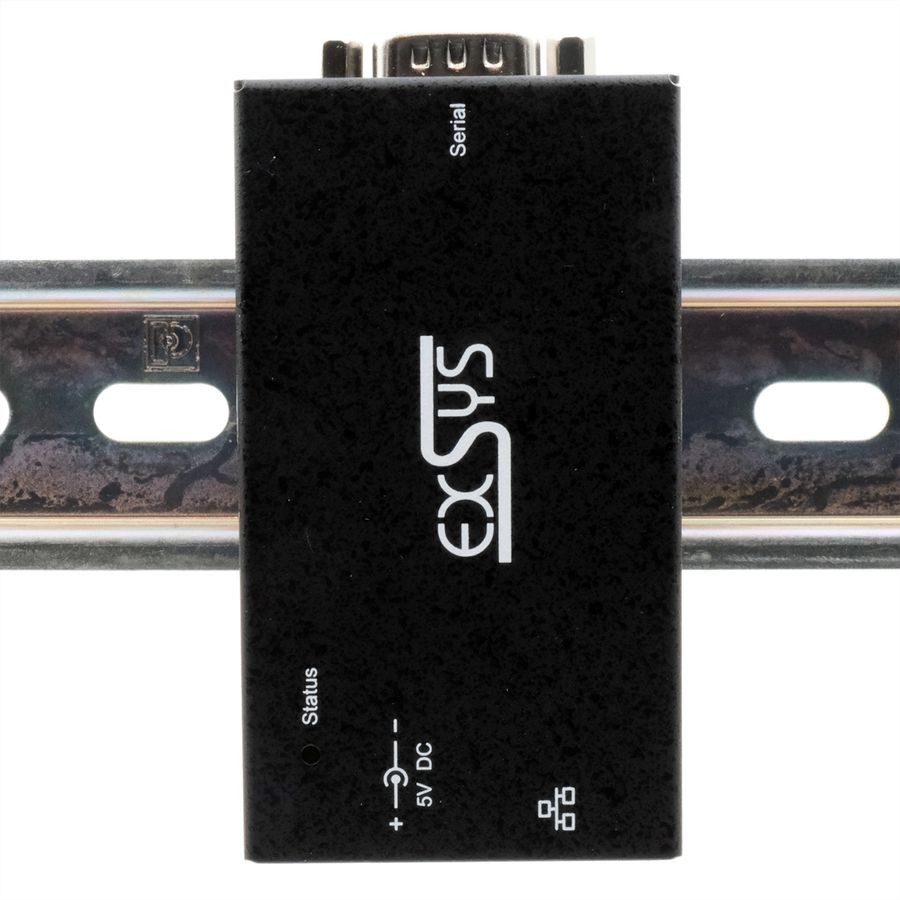 EXSYS EX-6111-2 Ethernet vers 1x RS-232, avec adaptateur secteur