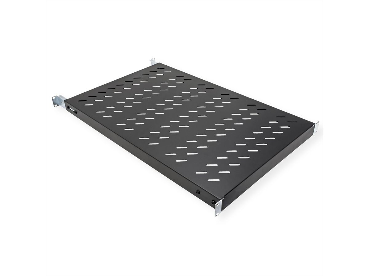 VALUE Etagère 19" profondeur variable 1UH, 440 x 700 mm, 50kg