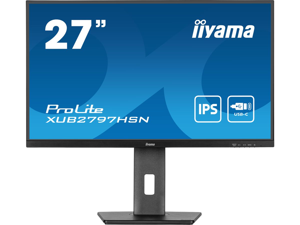 iiyama ProLite XUB2797HSN-B1 écran plat de PC 68,6 cm (27") 1920 x 1080 pixels Full HD LED Noir