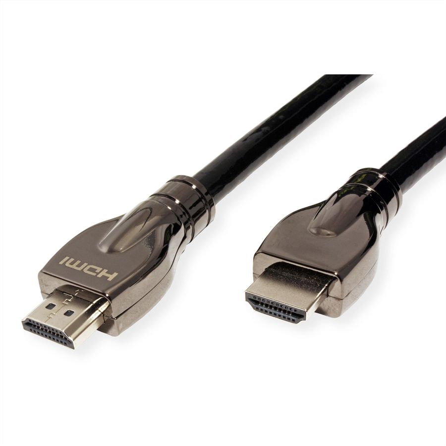 ROLINE Câble HDMI Ultra HD avec Ethernet, 4K, M/M, noir, 20 m